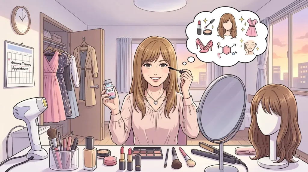 女子になる努力